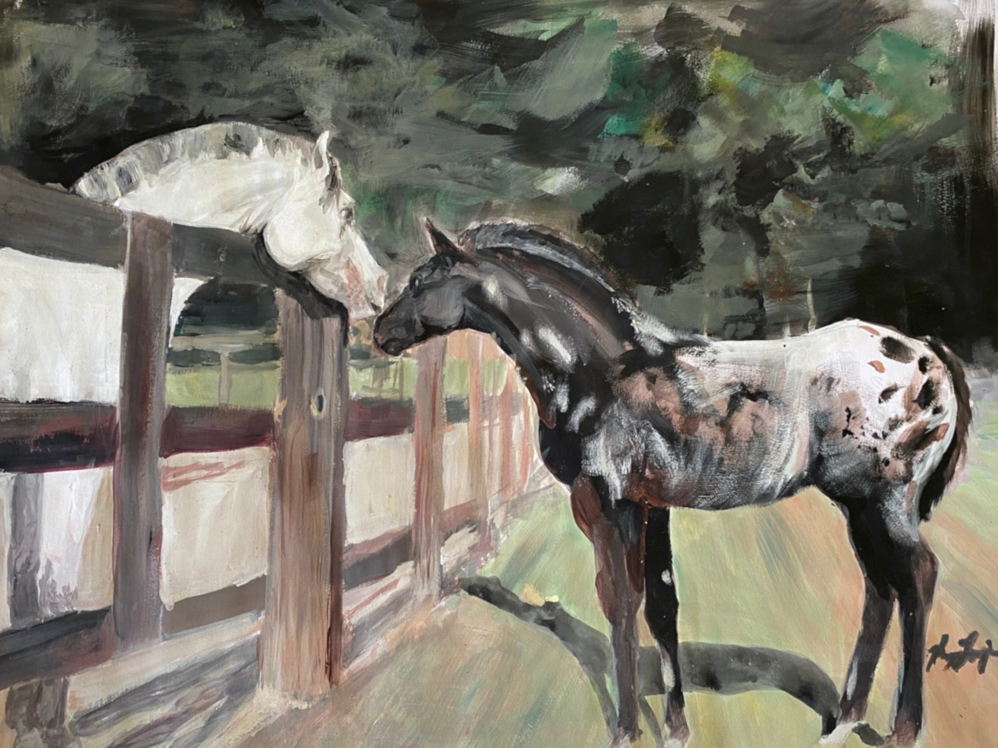 Spotted Yearling and Friend