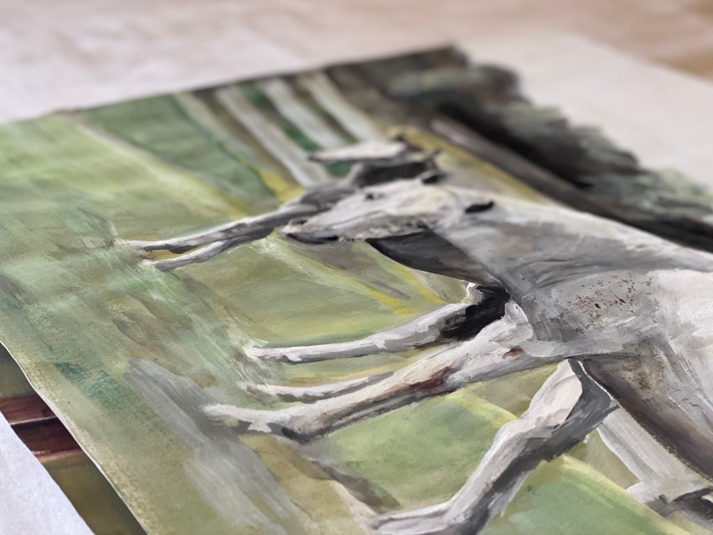 Few Spot Mare and Foal in Pasture