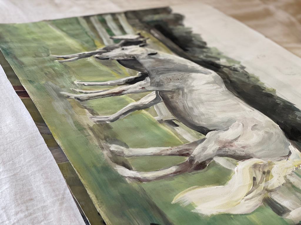 Few Spot Mare and Foal in Pasture