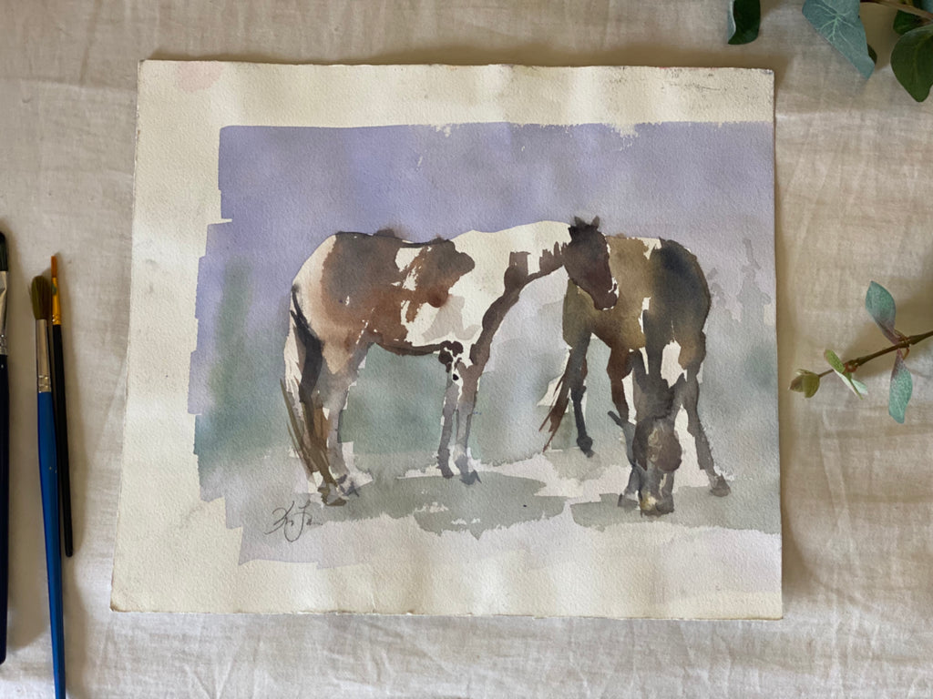 Periwinkle Paint Study