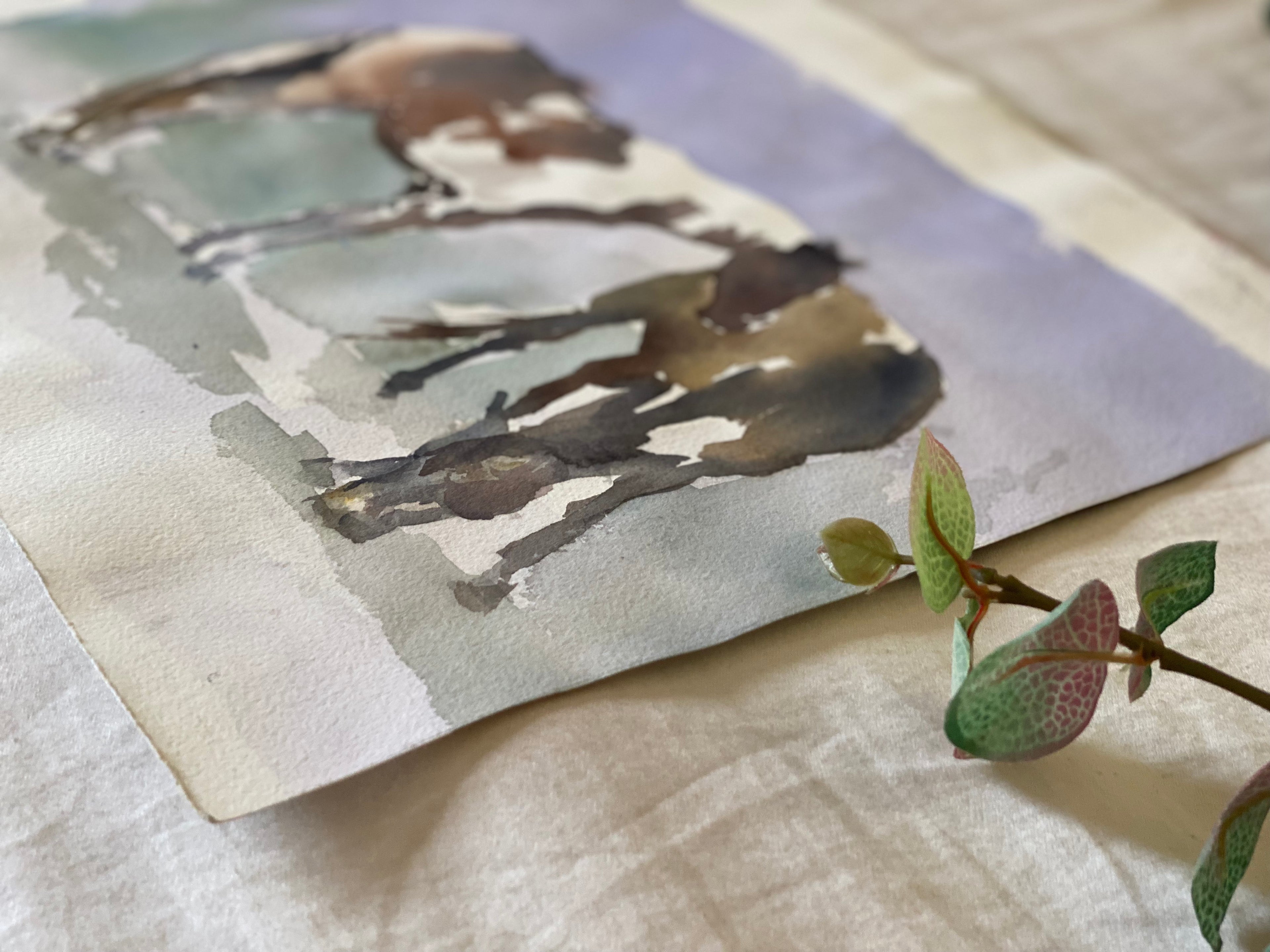 Periwinkle Paint Study